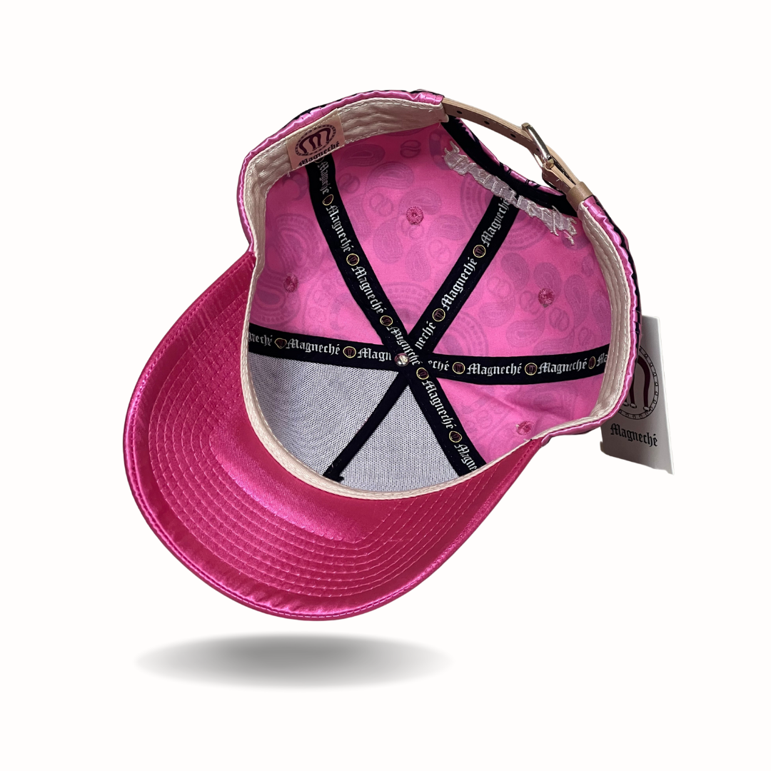 Magneche Bandana Design Cap - Fuscia Magenta